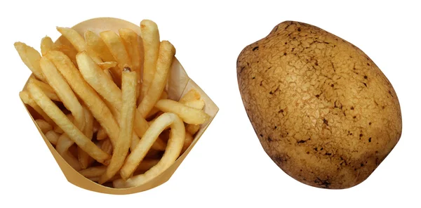 Potatis, flis — Stockfoto