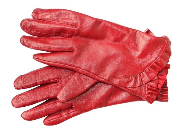 Красные перчатки — стоковое фото