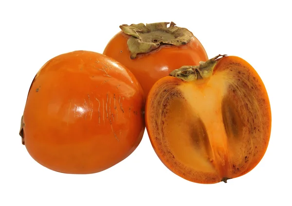 Three persimmons — Stock Photo, Image