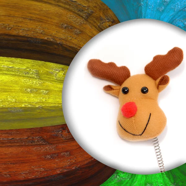 Rudolf weihnachtskarten — Stockfoto