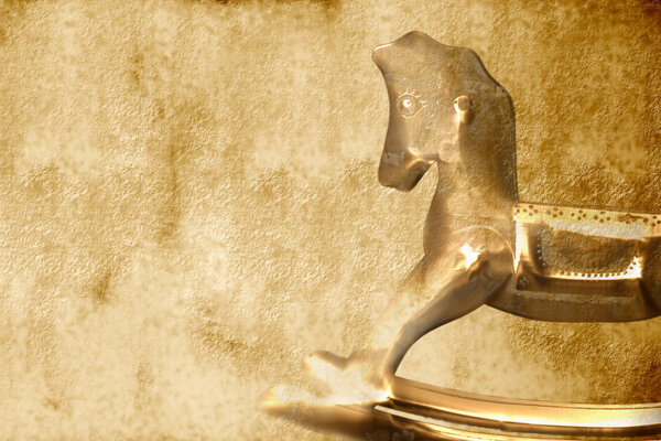 Child card sepia with copy space