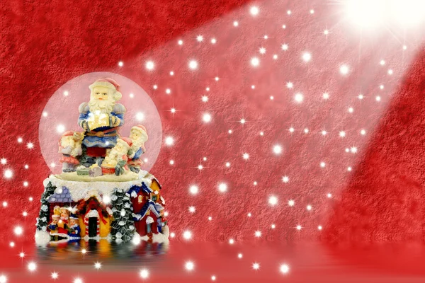 Kerstkaarten van santa claus — Stockfoto