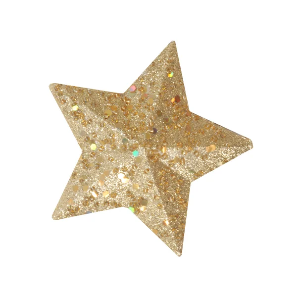 Estrela de Natal isolada — Fotografia de Stock