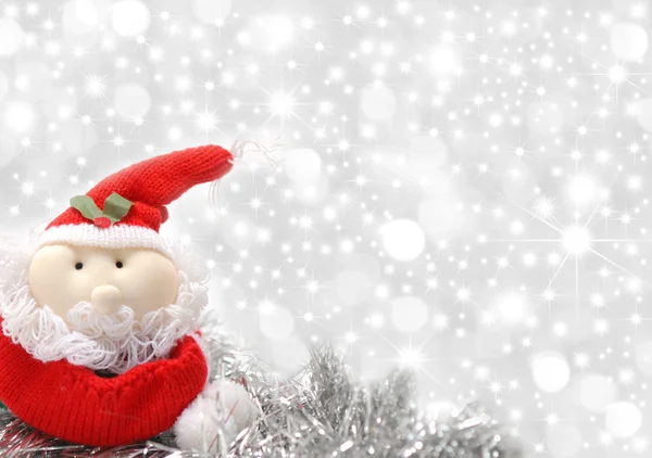 Christmas gratulationskort santa — Stockfoto