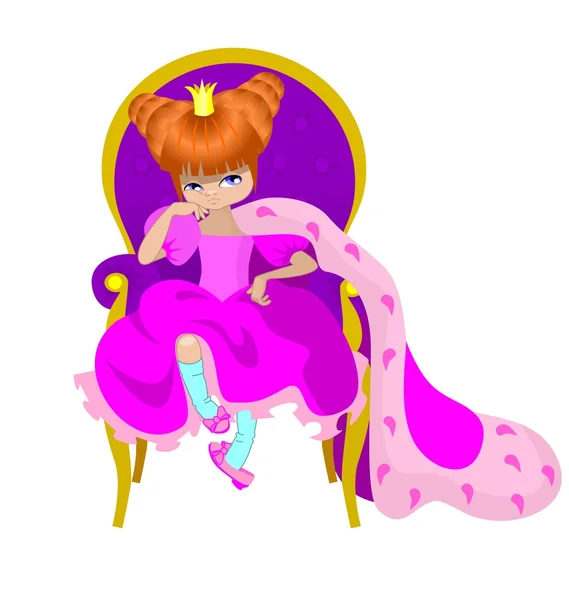 Küçük Prenses — Stok Vektör