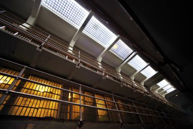 Alcatraz jail cells clipart