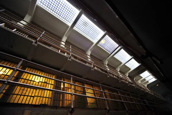 Gefängniszellen in Alcatraz — Stockfoto