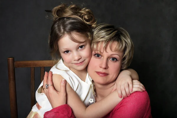 Mamma med en dotter — Stockfoto