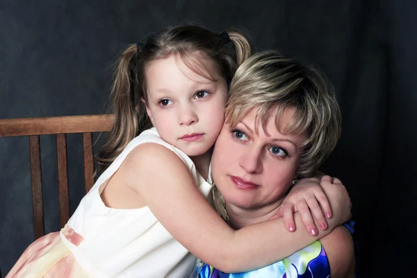 Mama met een dochter — Stockfoto