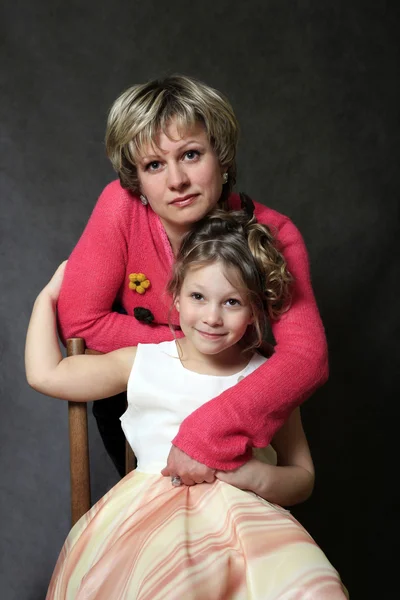 Mamma med en dotter — Stockfoto
