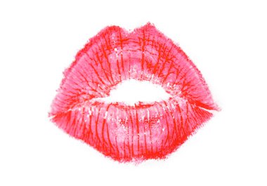 Red lips clipart