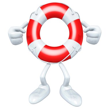 Lifebuoy maskot şekil