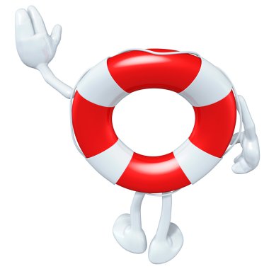 Lifebuoy maskot şekil