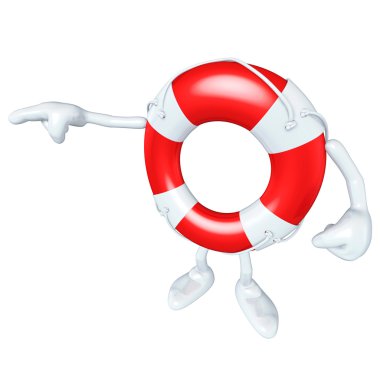 Lifebuoy maskot şekil