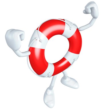 Lifebuoy maskot şekil