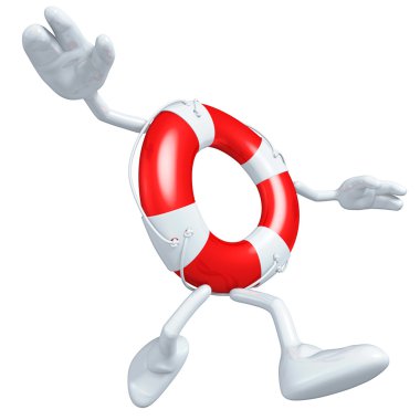 Lifebuoy maskot şekil