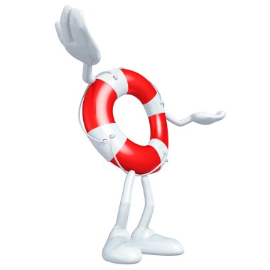 Lifebuoy maskot şekil