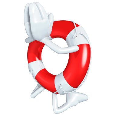 Lifebuoy maskot şekil