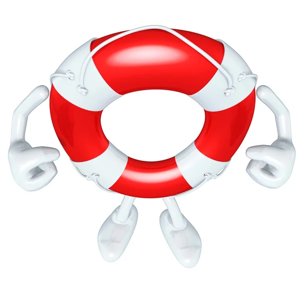 Figura de la mascota Lifebuoy — Foto de Stock