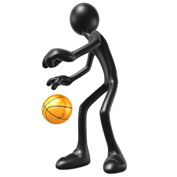 Basketball-Dribbling — Stockfoto