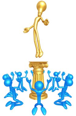 The Golden Idea Worshipers clipart