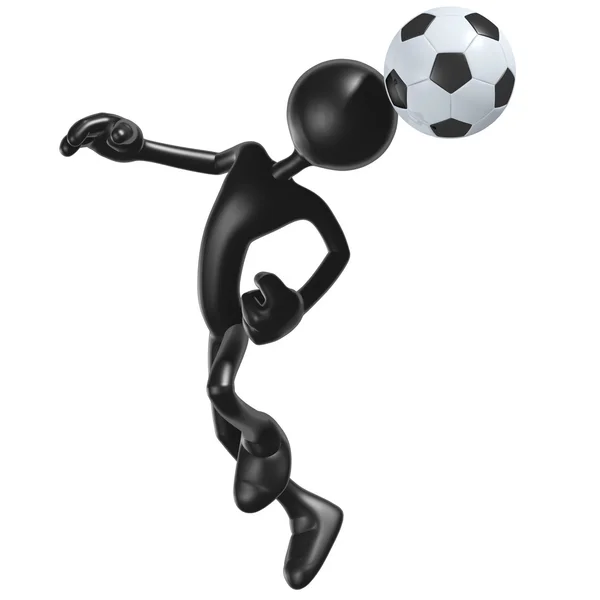 3D Soccer Football — Stock Photo, Image