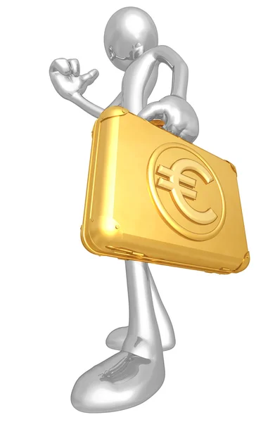 Lifta med euro — Stockfoto