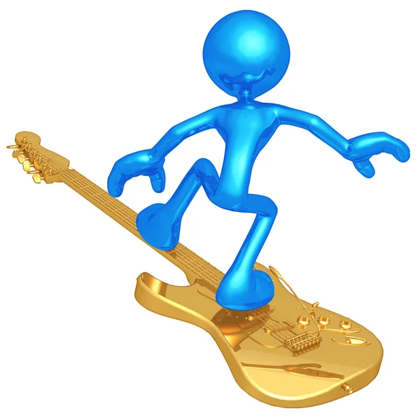 Guitar Surfing — Stock Photo, Image