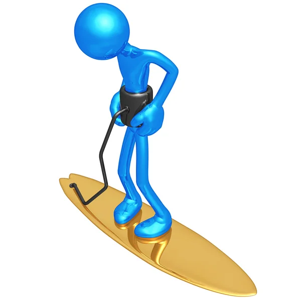 Surfboard Lifeline Leash — Stock Photo, Image