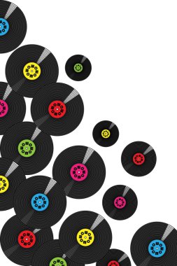 Vinyl records clipart