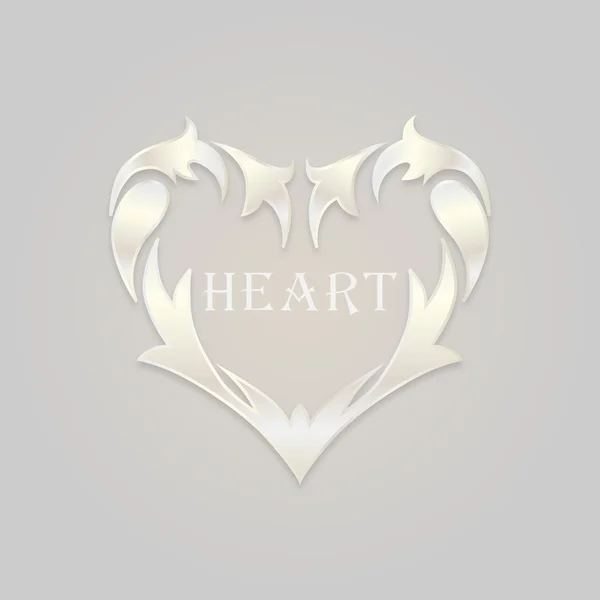 bir kalp şeklinde çerçeve