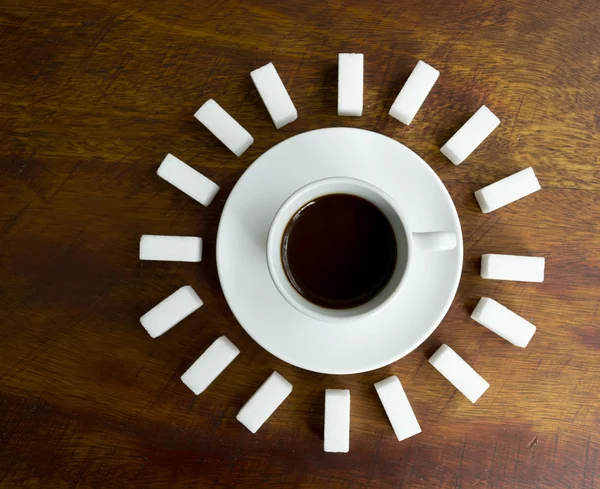 コーヒーの太陽 — ストック写真