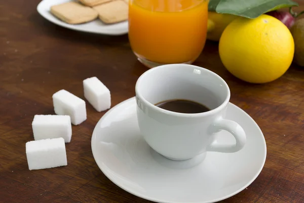 Espresso for breakfast — Stock Photo, Image