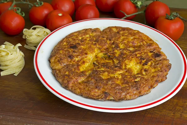 Makaron omlet — Zdjęcie stockowe