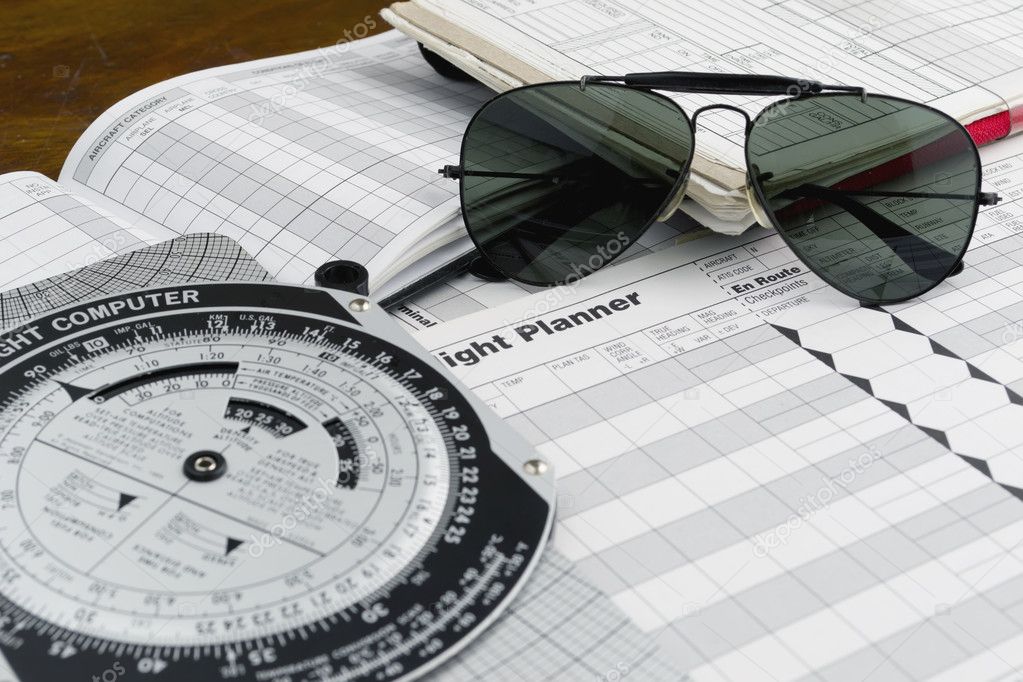 Sunglasses on a flight plan