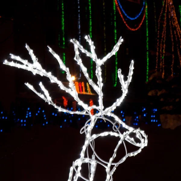 Glowing red deer — Stock Photo, Image