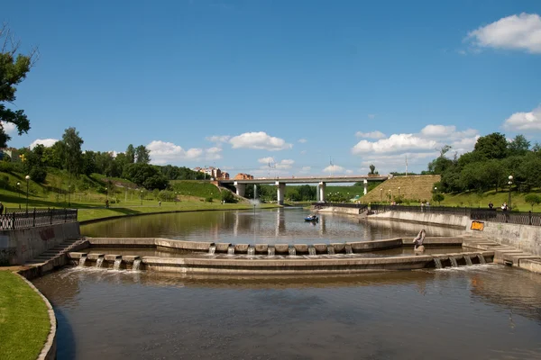 stock image Embankment of the lake