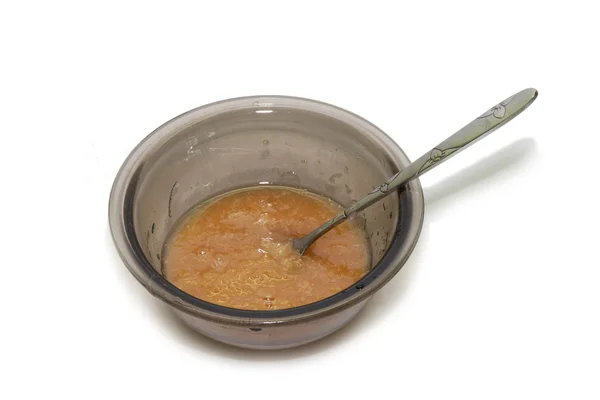 Miele e aglio in una ciotola — Foto Stock