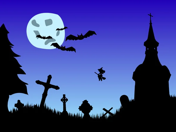 Halloween-Illustration — Stockfoto