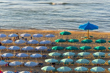 Termoli (campobasso, molise, İtalya) - akşam plajda