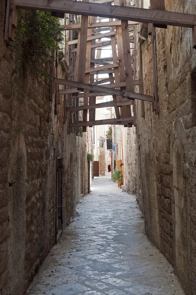 Містечко Бішельє (Апулія, Італія) - вуличку — стокове фото