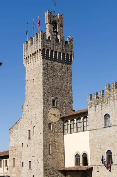 Edifici medievali ad Arezzo (Toscana, Italia) ) — Foto Stock
