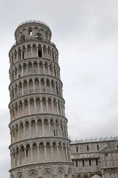 Pisa, böjande tornet — Stockfoto