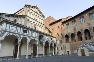 Pistoia (Tuscany), cathedral facade clipart