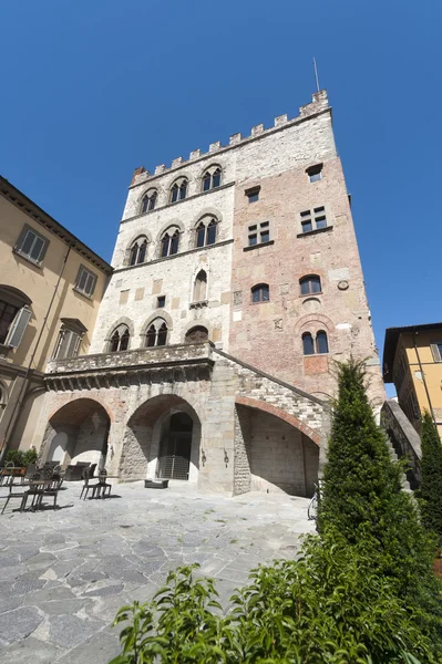 Prato (Toskana), palazzo pretorio — Stockfoto