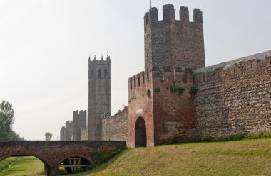 Montagnana (Padova, Veneto, italy) - Medieval walls clipart