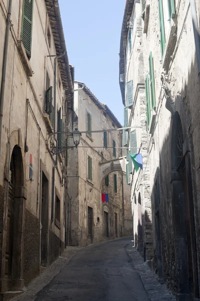 アメリア (テルニ、ウンブリア、イタリア) - 古い通り — ストック写真