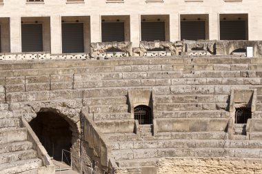 Lecce (puglia, İtalya): Roma Tiyatrosu kalıntıları