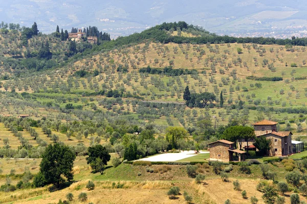 Granja en Toscana cerca de Artimino — Foto de Stock