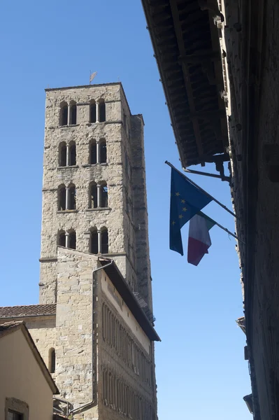 Arezzo, campanário — Fotografia de Stock